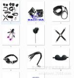  Bộ đồ chơi bạo dâm BDSM 10 món kích thích tình dục mạnh 