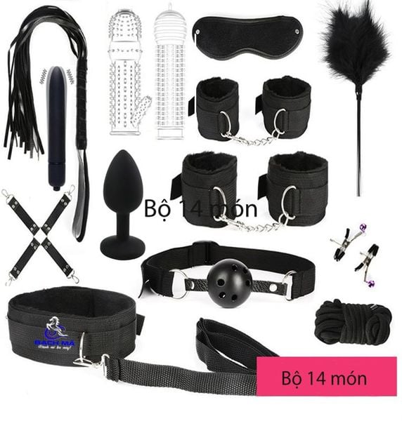  Bộ đồ chơi bạo dâm BDSM 14 món kích thích tình dục mạnh 