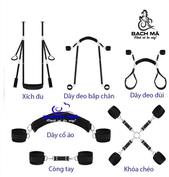  Bộ sextoy bạo dâm BDSM tư thế kích thích mạnh mới lạ độc đáo 