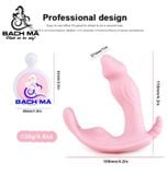  Bướm dương vật giả rung kích thích điểm G không dây điều khiển từ xa 