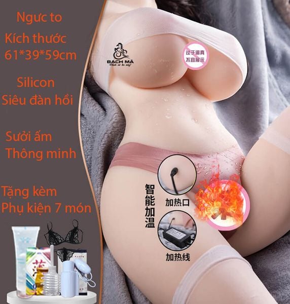  Búp bê bán thân khớp xương tùy chỉnh sưởi ấm thông minh 8kg 