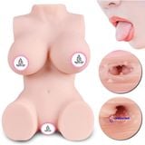  Búp bê tình dục bán thân 2kg ngực to Silicon cao cấp 