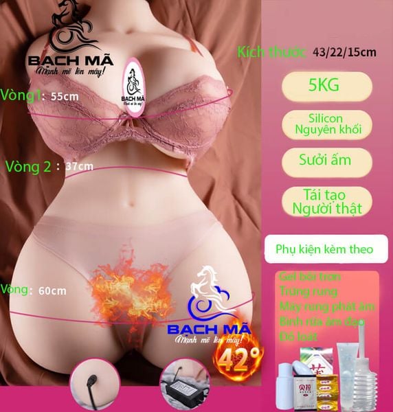  Búp Bê Tình Dục Bán Thân Cho Nam Silicon 5Kg 