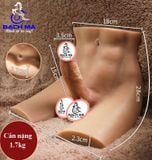  Búp bê tình dục bán thân cho nữ dương vật Silicon như thật 