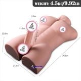  Búp bê tình dục nam dành cho nữ silicon cao cấp nửa thân 