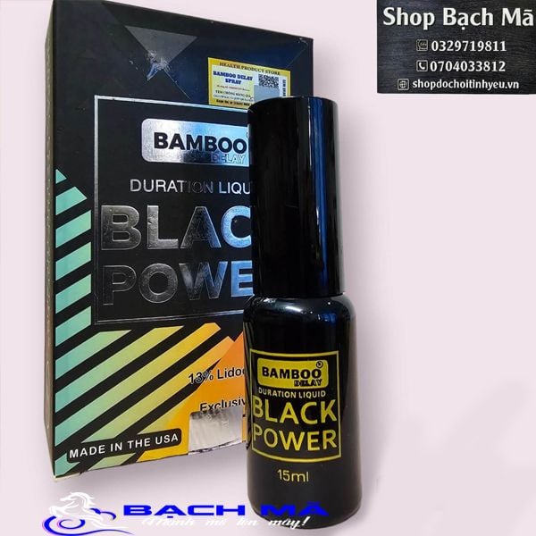  Chai xịt kéo dài thời gian quan hệ Black Power chính hãng 