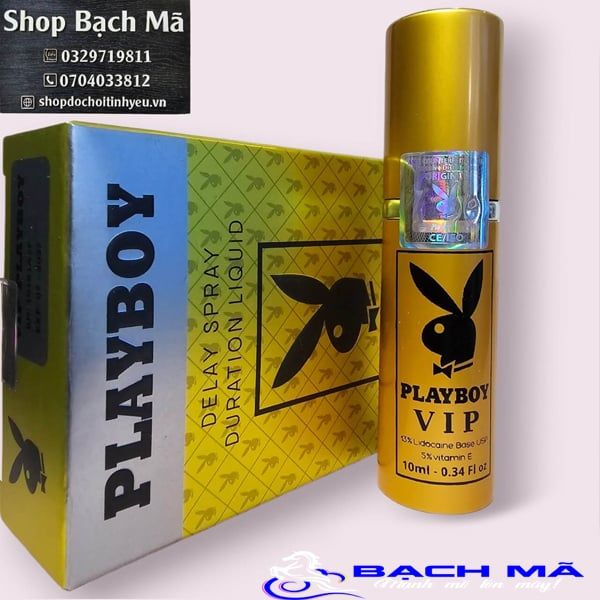  Chai xịt kéo dài thời gian quan hệ cho nam Play Boy lọ 10ml 