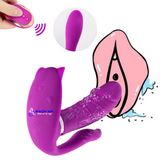  Chip rung 2 đầu hình dương vật điều khiển từ xa bằng remote 