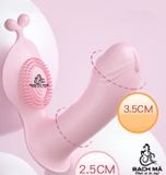  Chíp rung hình dương vật tai thỏ Lilo điều khiển từ xa 10m 