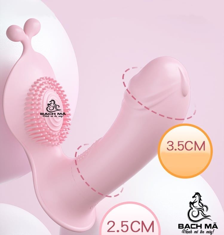  Chíp rung hình dương vật tai thỏ Lilo điều khiển từ xa 10m 