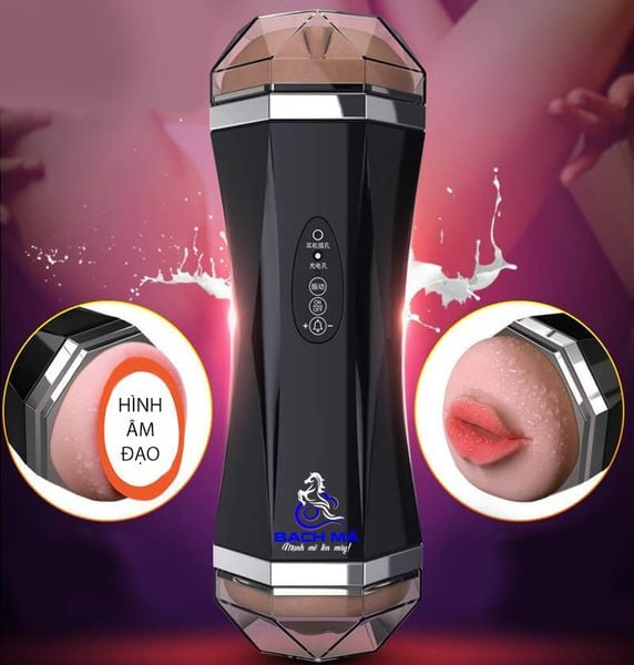  Cốc âm đạo giả và miệng trong suốt rung tự động giá rẻ 
