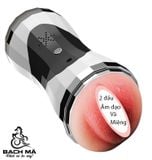  Cốc thủ dâm bú mút rung rên 2 đầu âm đạo và miệng cầm tay 