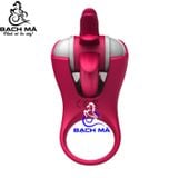  Vòng đeo dương vật kết hợp lưỡi liếm massage âm vật G-spot rung 10 chế độ 