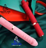  Dương vật giả đa năng rung thụt hút cầm tay 10 tần số 