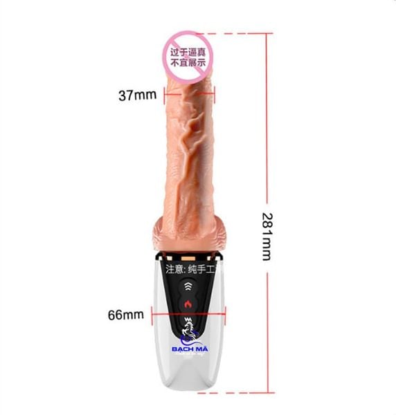  Dương vật giả cầm tay rung thục nhiệt cao cấp 7 tần số 