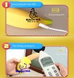  Dương vật giả chuối vàng ngụy trang rung 7 tần số cao cấp 