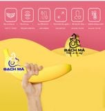  Dương vật giả chuối vàng ngụy trang rung 7 tần số cao cấp 