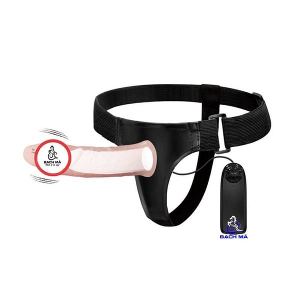  Dương vật giả rỗng ruột tăng kích thước cho nam có rung 