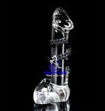  Dương Vật Giả Thủy Tinh Trong Suốt Crystal Cầm Tay Gai Mềm Size Trung 