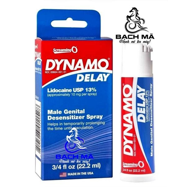  Dynamo delay chai xịt chống xuất tinh sớm kéo dài thời gian 