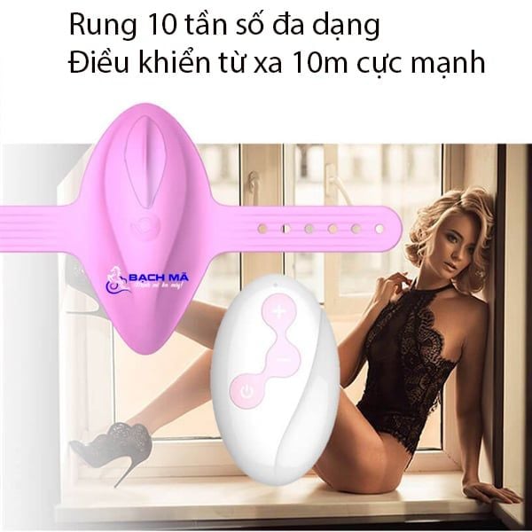  Máy chip rung quần lót kích thích điểm G điều khiển từ xa 10m 