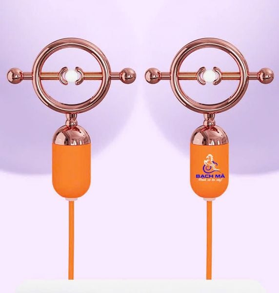  Máy kẹp đầu ti núm vú Forbidden Lock  rung 9 tần số có dây cao cấp 