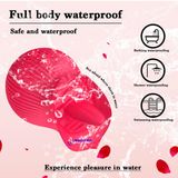  Máy rung lưỡi liếm điềm G đầu hoa hồng cao cấp 12 chế độ rung 