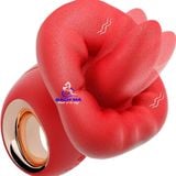  Máy rung lưỡi liếm kích thích điểm G cho nữ đầu hoa hồng 