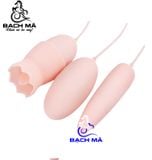  Máy rung massage lưỡi liếm 3 đầu trong 1 