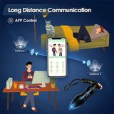  Máy rung thụt hậu môn và âm đạo điều khiển từ xa bằng app 