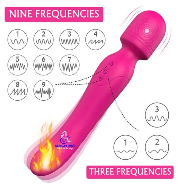  Máy sextoy 2 đầu tự động rung ngoáy tỏa nhiệt cao cấp 