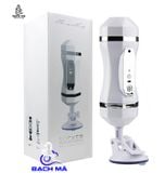  Máy thủ dâm cho nam Snail 2 đầu rung rên hút có đế hít tường 