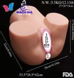  Mông giả nguyên khối 5.5kg âm đạo 4D như thật rung rên 10 tần số 