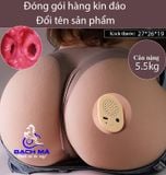 Mông giả nguyên khối 5.5kg âm đạo 4D như thật rung rên 10 tần số 