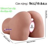  Mông giả nguyên khối 9kg âm đạo 4D như thật Silicon cao cấp 
