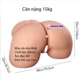  Mông giả nguyên khối âm đạo 4D cực đẹp Silicon cao cấp 15kg 