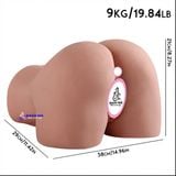  Mông giả nguyên khối âm đạo 4D Silicon rung rên sưởi ấm 