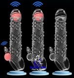  Bao cao su đôn dên đầu trơn thân bi tăng kích thước có quai đeo Meleon 