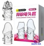 Bộ đôi bao cao su silicon đeo đầu khấc đôn dên tăng kích thước dương vật 