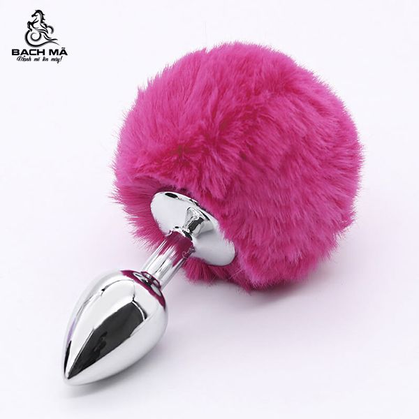  Phích cắm hậu môn đuôi thỏ inox cao cấp nhiều màu giá rẻ 