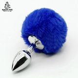  Phích cắm hậu môn đuôi thỏ inox cao cấp nhiều màu giá rẻ 