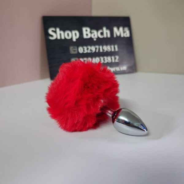  Phích cắm hậu môn đuôi thỏ inox cao cấp nhiều màu giá rẻ 