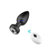  Phích cắm hậu môn silicon cao cấp điều khiển từ xa remote 