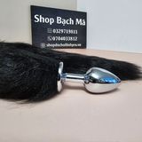  Phích cắm sextoy hậu môn trái tim inox đuôi cáo giá rẻ 