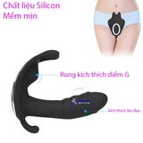  Quần chip rung Silicon điều khiển từ xa 10 chế độ cực mạnh 