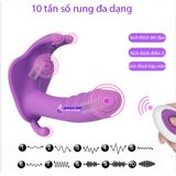  Quần chip rung Silicon điều khiển từ xa 10 chế độ cực mạnh 