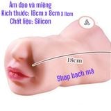  Sextoy cầm tay 2 đầu âm đạo giả và miệng bú mút giá rẻ 