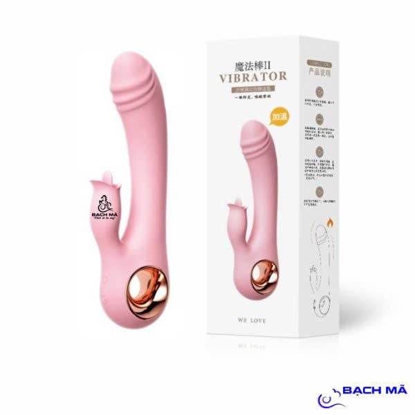  Sextoy silicon cầm tay rung nhiều chế độ cho nữ thủ dâm 