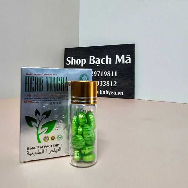 Thuốc tăng cường sinh lý Nam Herb Viarga Chiếc Xuất Từ Thảo Dược 