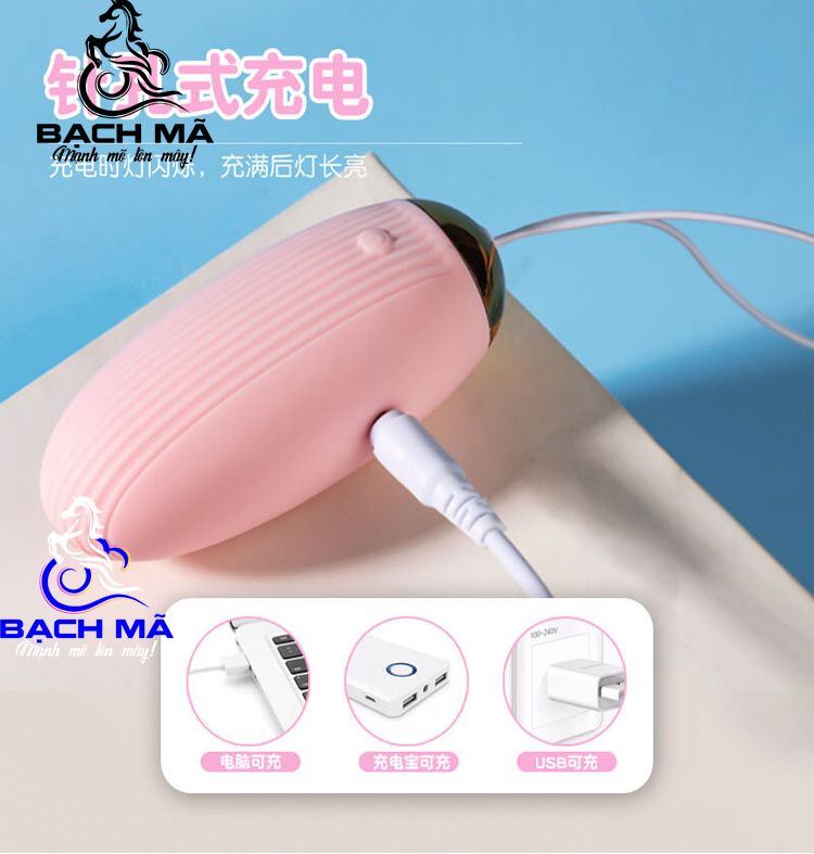  Trứng rung 2 đầu điều khiển từ xa 10 chế độ giá rẽ 